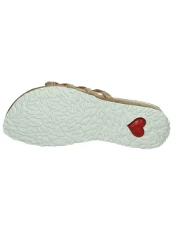 Leren slippers "Julia" bruin
