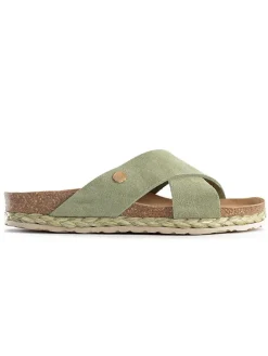 Leren slippers 