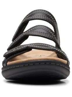Leren slippers "Laurieann Ayla" zwart