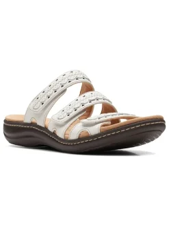 Leren slippers "Laurieann Cove" wit