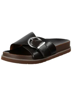 Leren slippers "Mardale" bruin