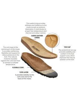 Leren slippers roze