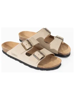 Leren slippers