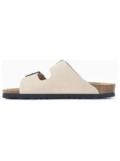 Leren slippers