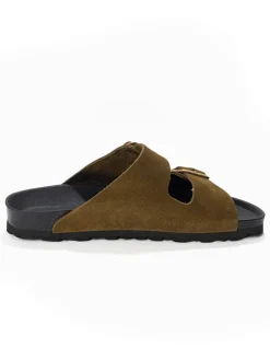 Leren slippers