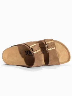 Leren slippers