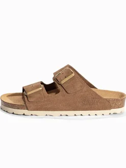 Leren slippers