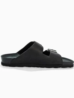 Leren slippers 