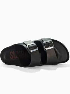 Leren slippers 
