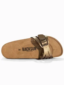 Leren slippers 