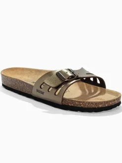 Leren slippers 