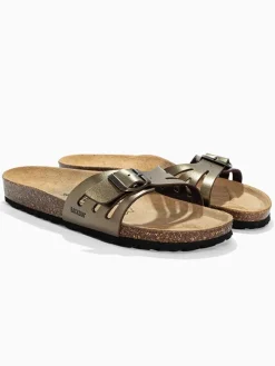Leren slippers 