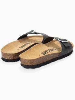 Leren slippers