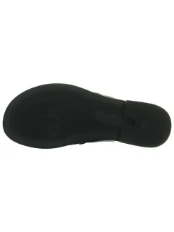 Leren slippers zwart