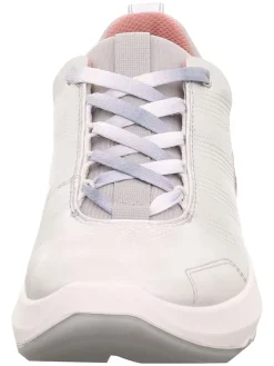Leren sneakers "Bliss" zilverkleurig