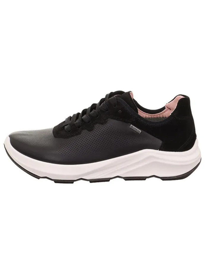 Leren sneakers "Bliss" zwart