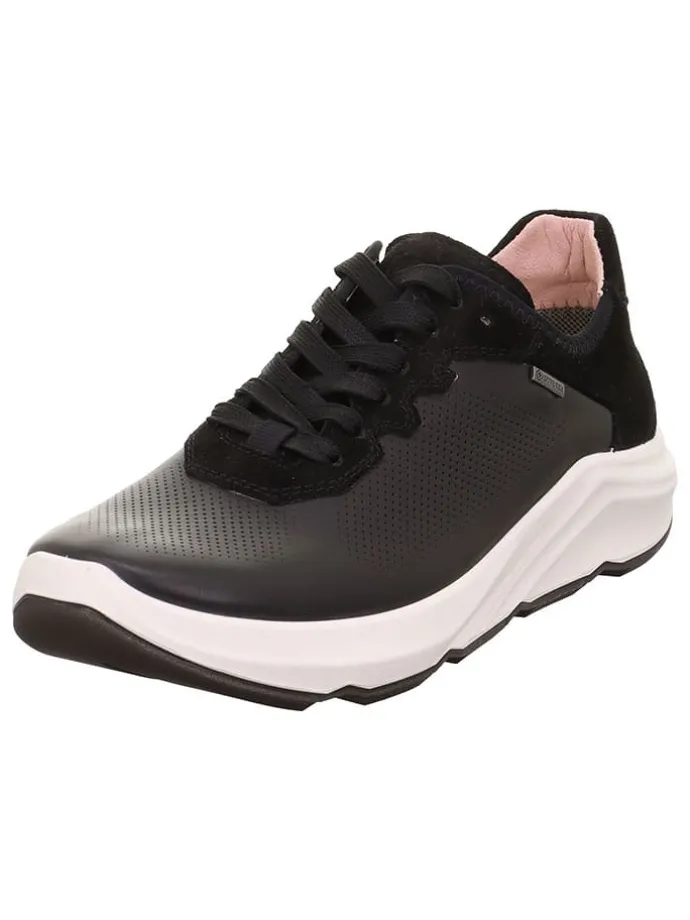 Leren sneakers "Bliss" zwart