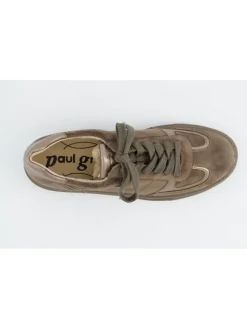Leren sneakers bruin