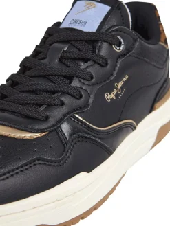 Leren sneakers "Chester Suppa" zwart