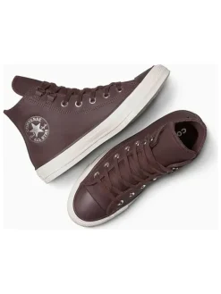 Leren sneakers "Chuck Taylor All Star Hi" bruin
