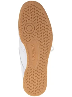 Leren sneakers "Club C 85 Vintage" wit/lichtbruin