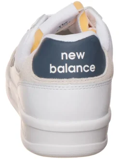 Leren sneakers "CT300" wit/donkerblauw