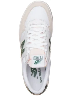 Leren sneakers "CT300" wit/groen