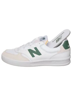 Leren sneakers "CT300" wit/groen
