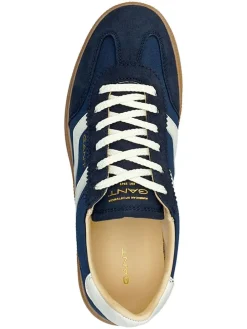 Leren sneakers "Cuzima" donkerblauw