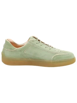 Leren sneakers groen