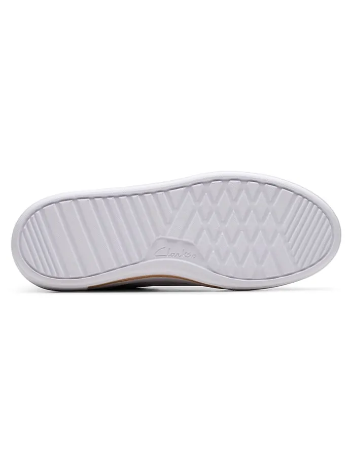 Leren sneakers "Hollyhock Zip" wit/zilverkleurig