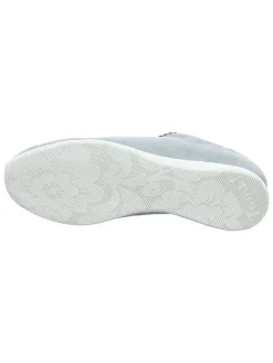 Leren sneakers lichtblauw
