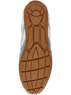 Leren sneakers lichtblauw