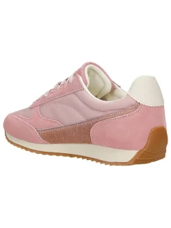 Leren sneakers lichtroze