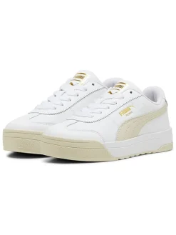 Leren sneakers "Roma Feminine" wit/beige