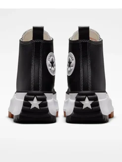 Leren sneakers "Run Star Hike" zwart