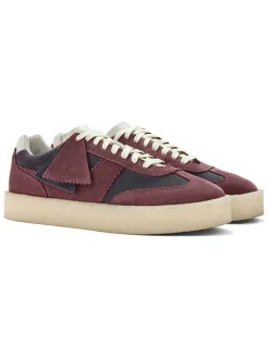 Leren sneakers "Tor 80" roze/donkerblauw