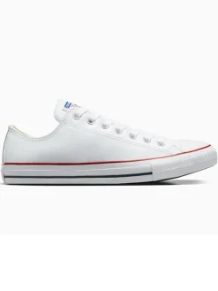 Leren sneakers wit