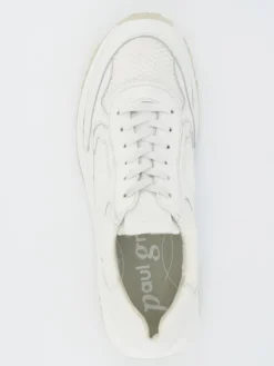 Leren sneakers wit