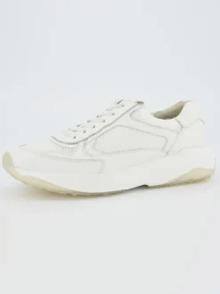 Leren sneakers wit