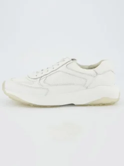 Leren sneakers wit