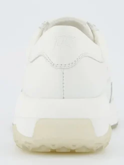 Leren sneakers wit
