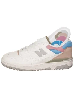 Leren sneakers "550" wit/meerkleurig