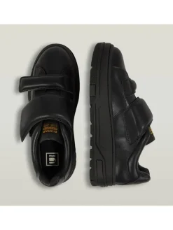 Leren sneakers zwart