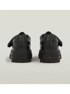 Leren sneakers zwart