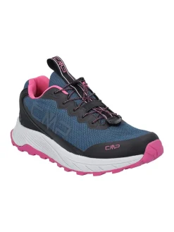 Leren sportschoenen "Phelyx" donkerblauw/roze