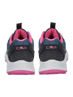 Leren sportschoenen "Phelyx" donkerblauw/roze