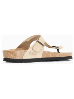 Leren teenslippers