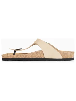 Leren teenslippers
