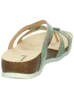 Leren teenslippers 